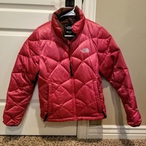 The North Face Puffer Coat Salmon